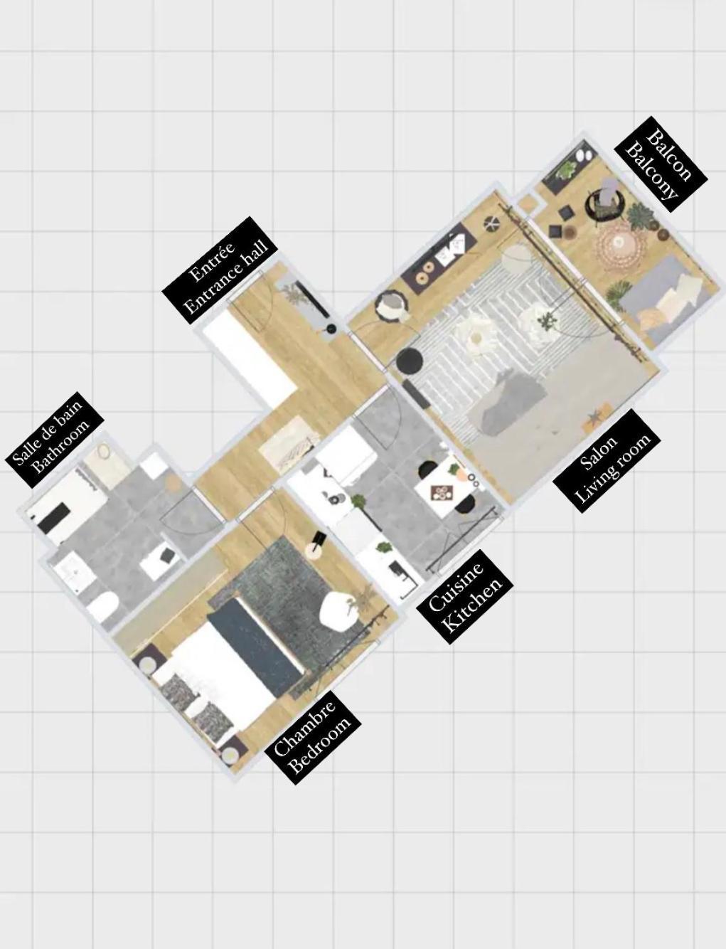 Le Cocon Blanc Metz - T2 - Parking Prive - Balcon - Nouvelle Ville, Gare Dış mekan fotoğraf